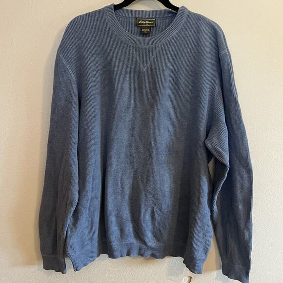 Eddie Bauer Cotton Knit Sweater Men's XL Size - Picture 1 of 6